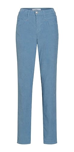 BRAX Damskie spodnie Carola New Corduroy, Smoke Blue, 36W / 30L