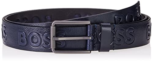 BOSS Męski pasek Tint All_Sz35, ciemnoniebieski, 401, 100, Dark Blue401