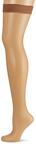 Palmers Damskie pończochy samonośne, 7 DEN, beżowy (Caramel 737), M