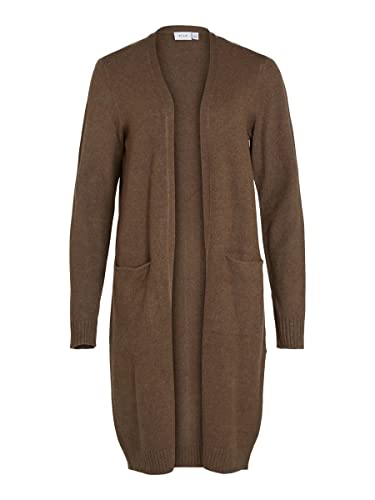 Vila Kobiety Viril Long L/S Knit Cardigan - Noos Kardigan, Crocodile, L