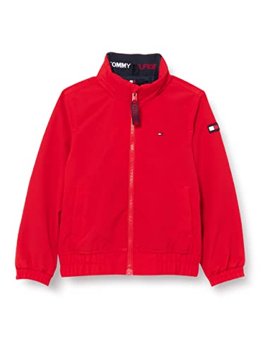 Tommy Hilfiger Kurtka chłopięca Essential, Głęboki karmazynowy, 74