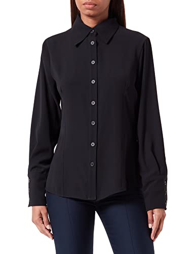 Sisley Koszulka damska, 56QSLQ02H, czarna 100, XS