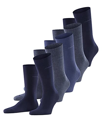 ESPRIT Mężczyźni Skarpety Solid-Mix 5-Pack M SO Bawełna jednokolorowe 5 Pak, Wielokolorowy (Sortiment 0060), 40-46