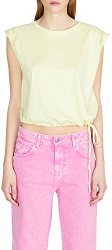 Sisley T-shirt damski, Żółty 3k0, M
