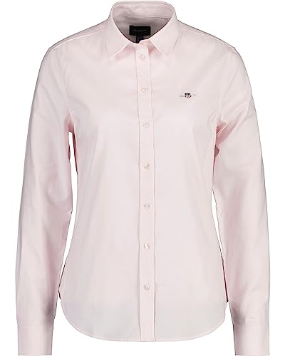 GANT Damska koszulka Slim Stretch Oxford Klasyczna koszula, jasnoróżowa, standardowa, jasnoróżowy, 40