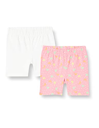s.Oliver Junior Girls dwupak legginsy krótkie, różowe, 116, Rosa, 116 cm