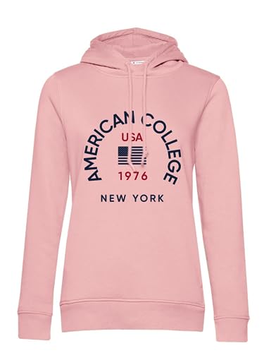 American College Damska bluza - Różowa - Rozmiar M, Różowy, M