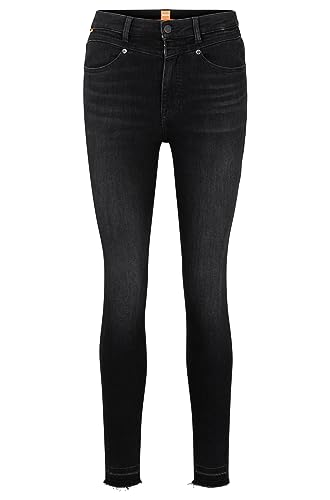 BOSS Damskie spodnie Kitt Hr BC, czarny 2, 28W / 34L