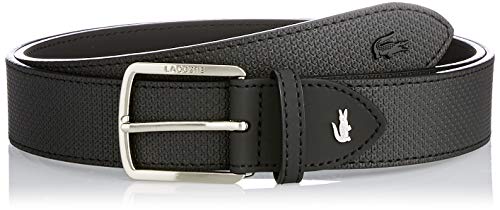 Lacoste Pasek męski, Noir, 90