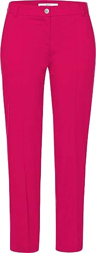 BRAX Damskie spodnie Style Maron S Tech Cotton Chinosy, szminka różowa, 44K, Różowa szminka, 34W / 30L
