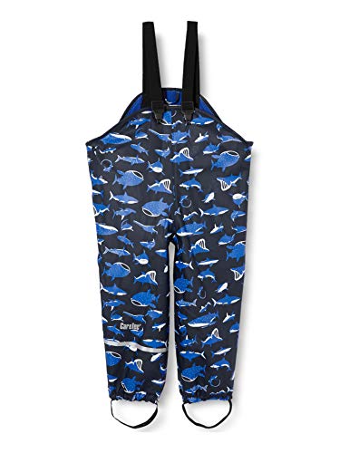 CareTec Kinder Regenlatzhose mit Fleecefutter, Ocean Blue (706), 98, Niebieski (Ocean Blue) (706), 3 lat