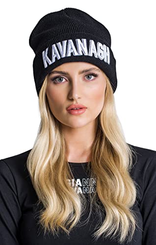 Gianni Kavanagh Damski czarny, czapka beanie Kavanagh, jeden rozmiar, czarny, jeden rozmiar