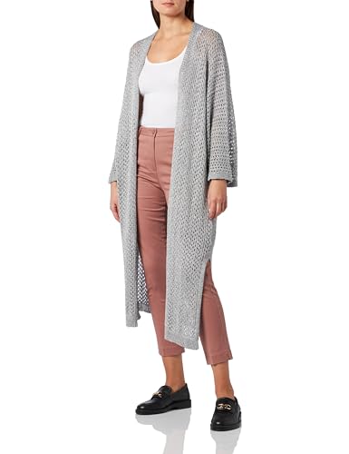 aleva Kardigan damski 19029582-AL04, srebrno-szary, M/L, silber grau, M-L