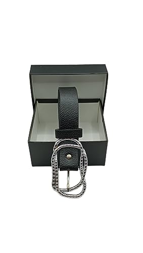 Bonateks FRGLSBELT100018 Pasek, czarny, M damski, czarny