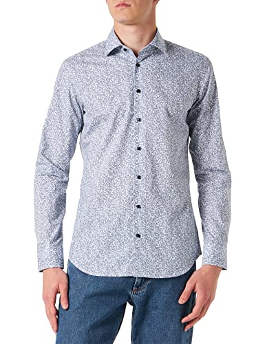 Seidensticker Męska koszula z długim rękawem Extra Slim Fit, jasnoniebieski, 41