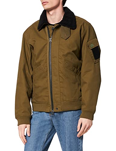 G-STAR RAW Męska kurtka bomberka Flight, Zielony (Dark Olive D20518-c893-c744), M