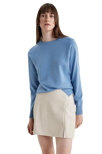 DeFacto Damski sweter Tricot, niebieski, S