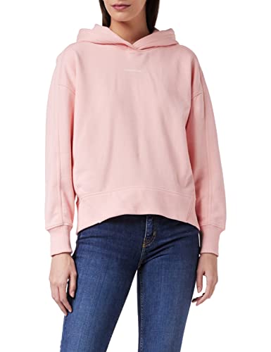 Calvin Klein Jeans Damska bluza z kapturem Micro Branding, Kwiecisty (Blossom), XS