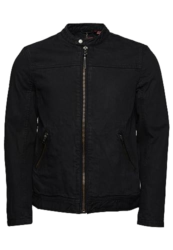 Superdry Vintage Bull Denim Racer Jkt Kurtka męska, Jet Black, XL