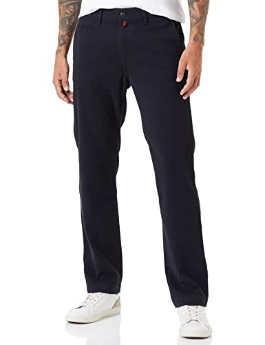 Pierre Cardin Lyon Chino Podróże Spodnie męskie, Niebieski (niebieski 65), 36W / 32L