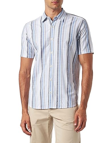 s.Oliver Męska koszula z krótkim rękawem, biały, XXL