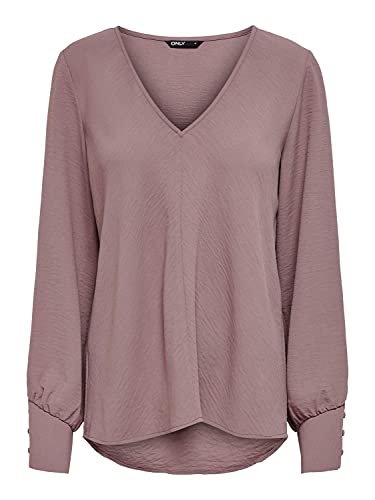 ONLY Koszulka damska Onlmette Uma L/S Top Noos Wvn, dziki bez, M