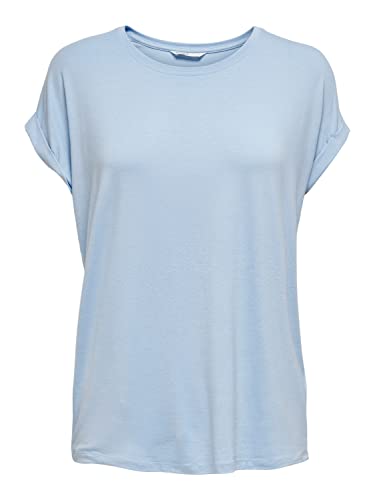 ONLY Damska koszulka Onlmoster S/S O-neck Top Noos Jrs, Cashmere Blue, XXS
