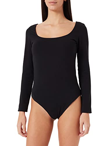 Urban Classics Damska koszulka z długim rękawem, organiczna, czarna, XS