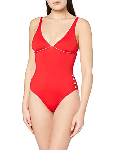 Haute Pression Damski kostium kąpielowy N1015, różowy/blanc, 38, ró?owy/bia?y, 38