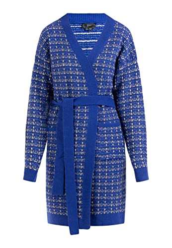 IDONY Kardigan damski 11025234-ID02, ciemnoniebieski, XL/XXL, granatowy, XL-XXL