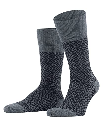 ESPRIT Męski Twill Boot zrównoważona bawełna biologiczna półwysoka z wzorem w paski 1 para skarpet, niebieski (Light Denim 660), 39-42