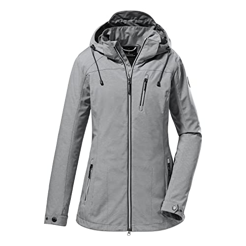 G.I.G.A. DX Damska kurtka softshell / kurtka outdoorowa z odpinanym kapturem - GS 32 WMN SFTSHLL JCKT, granatowa, 42, 38345-000