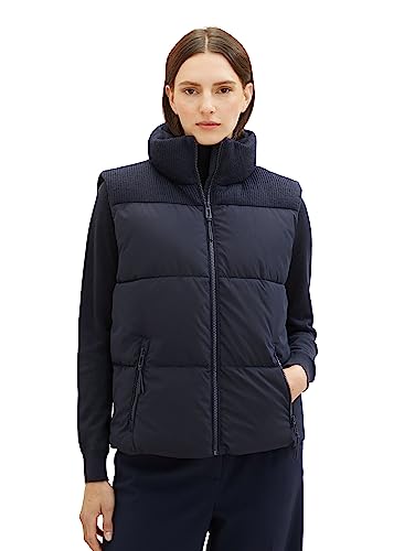 TOM TAILOR Kamizelka damska, 10668 - Sky Captain Blue, XS