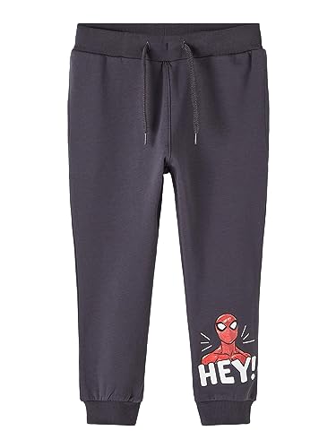 NMMSVENDE Spiderman SWE Pants BRU MAR, niebieski (India Ink), 86