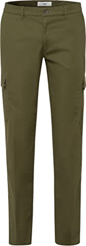 BRAX Spodnie męskie w stylu Fabio Cargo, khaki, 34W x 36L