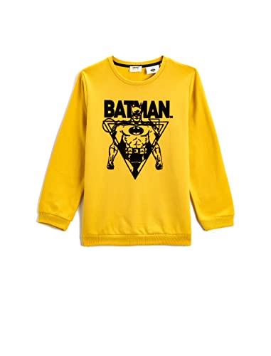 Koton Chłopięca bluza Batman Lizenz, Senf (159), 7-8 lat, Senf (159), 7-8 lat