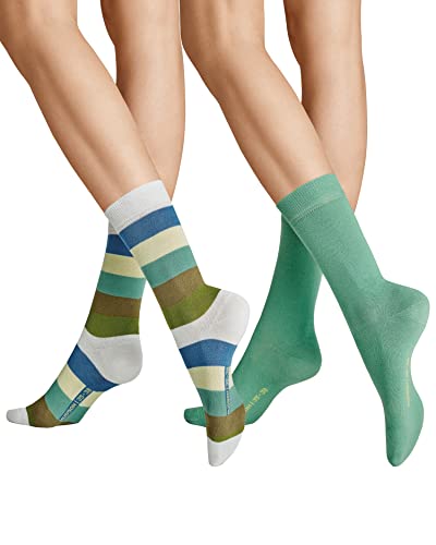 Hudson Damskie skarpety Motley 2-pak SOD, Bud-Green, 39/42, Bud-green