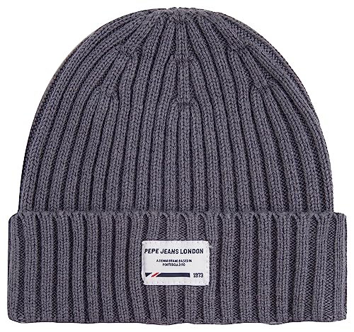 Pepe Jeans Czapka chłopięca Johnny Beanie, Szary (Thunder), L