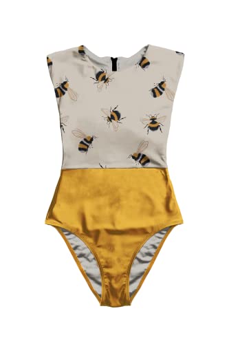 Averie Damski strój kąpielowy Bea Zip Up One-Piece XS-3XL z recyklingu, biały, M