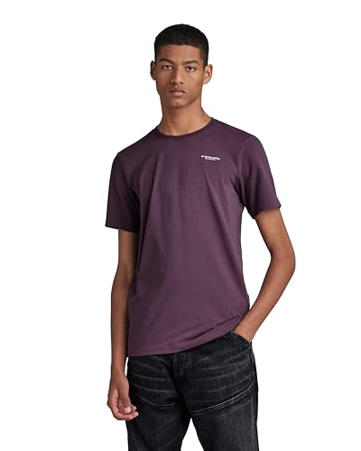 G-STAR RAW Męski t-shirt Slim Base, Fioletowy (Lt Maze D19070-c723-8880), XXL