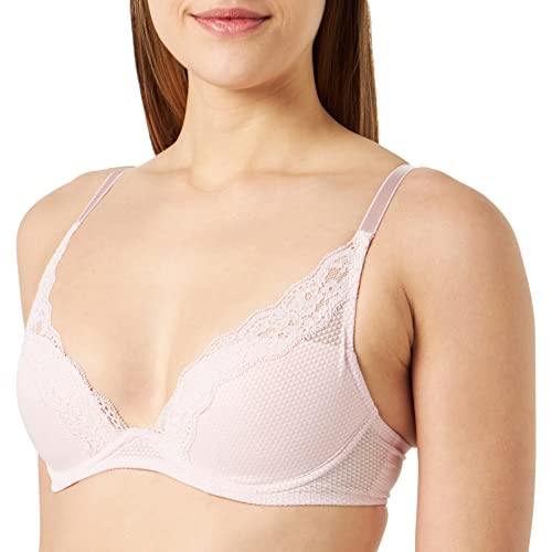 Passionata Damski biustonosz z głębokim wycięciem, Brooklyn t-shirt biustonosz, Porcelaine, P57010, Porcelaine, 80G