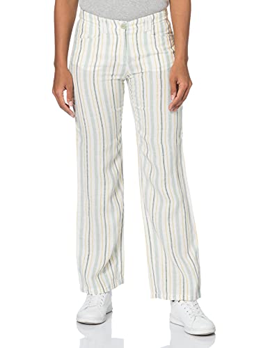 BRAX Spodnie damskie Farina lniane, biały, 34W / 34L