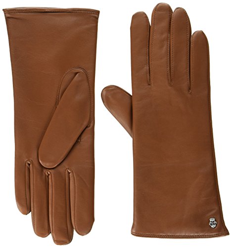 Roeckl Rękawiczki damskie Classic, jednokolorowe, Brązowy (Saddlebrown 760), 7.5