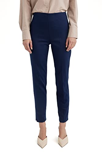 DeFacto Damskie spodnie do biegania z dzianiny na co dzień – standardowy krój, spodnie do joggingu, damskie spodnie do joggingu, dres do joggingu, grantowy, 38