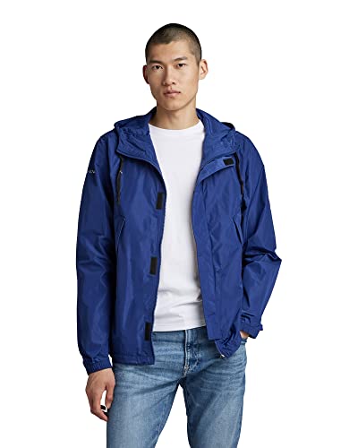 G-STAR RAW Męska kurtka sportowa z kapturem, niebieska (Blue D296-1822), M, niebieski (allpen Blue D296-1822), M