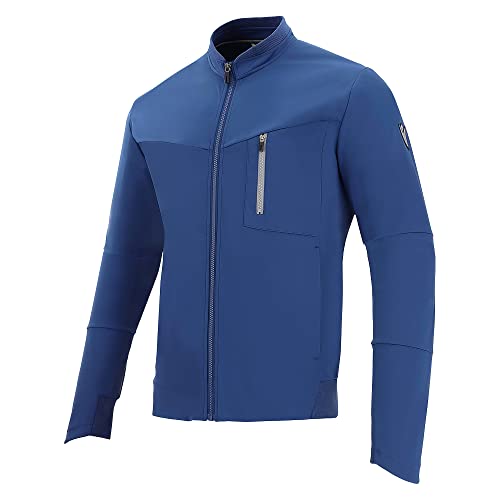 Macron Męska kurtka Athleisure Scc Lodwar Softshell Varsity JKT Blue Avio Man, M, Niebieski Avio, M