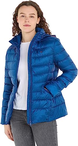 Tommy Hilfiger Damska kurtka Mw Padded Global Stripe, Głębokie indygo, L
