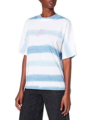 Wrangler Damska koszulka z wysokim dekoltem Girlfriend, Little Boy Blue, M