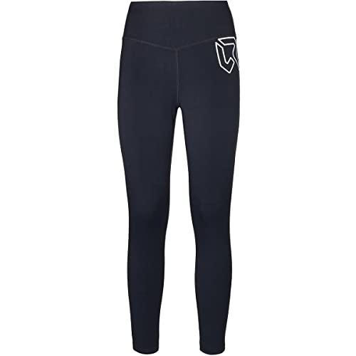 ROCK EXPERIENCE Darkness Legginsy Spodnie Sportowe, Caviar, XL Damskie, Caviar, XL