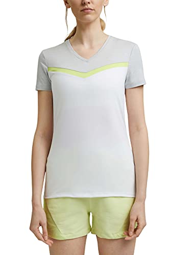 Esprit Sports 051EI1K304 Damska koszulka tenisowa, 100 / biały, L